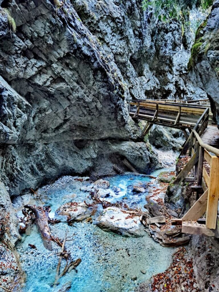 Seit 1901 begehbares Naturwunder in Österreich - die Wolfsklamm