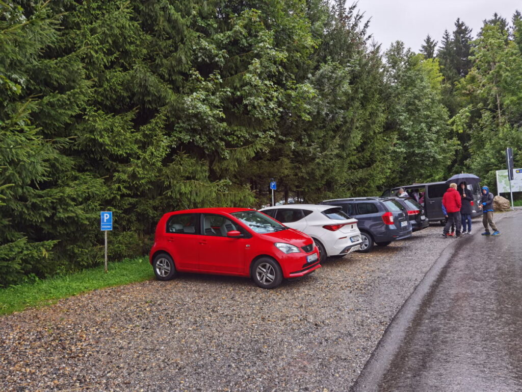 Der offizielle Scheidegger Wasserfälle Parkplatz